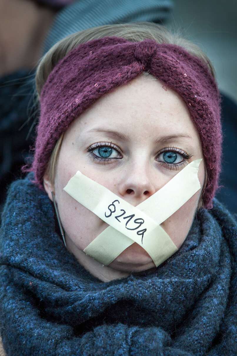 Portraits of activists against paragraph 219a; Berlin, Germany 2019; Photographer: Sabrina Groeschke