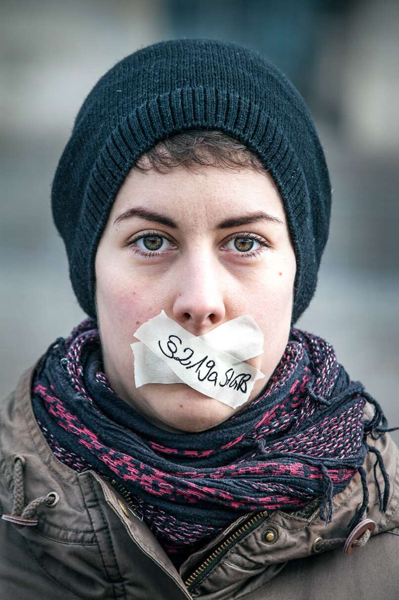 Portraits of activists against paragraph 219a; Berlin, Germany 2019; Photographer: Sabrina Groeschke